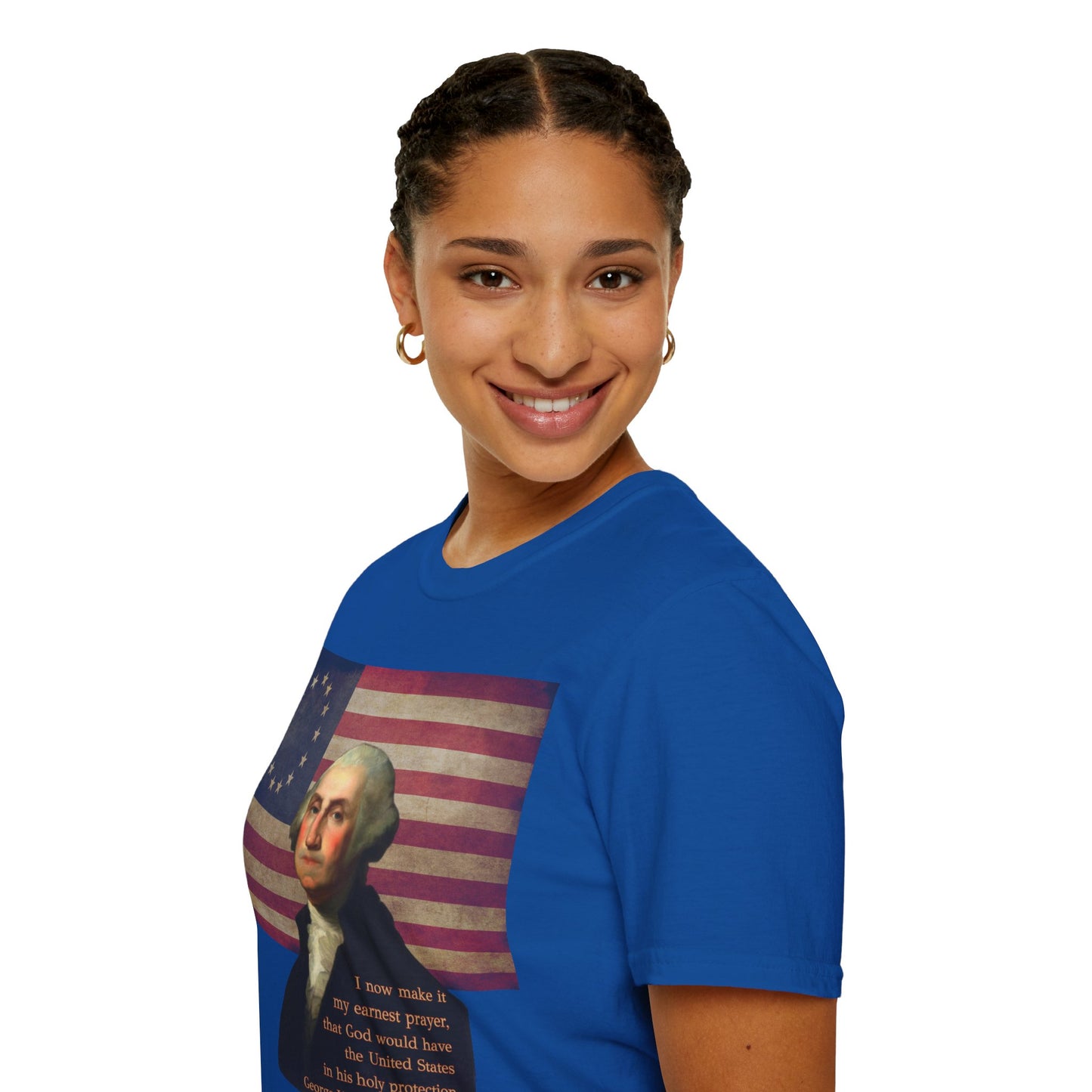 Washington's Earnest Prayer Dark colors Unisex T-Shirt by theGreenDragonTavern.shop