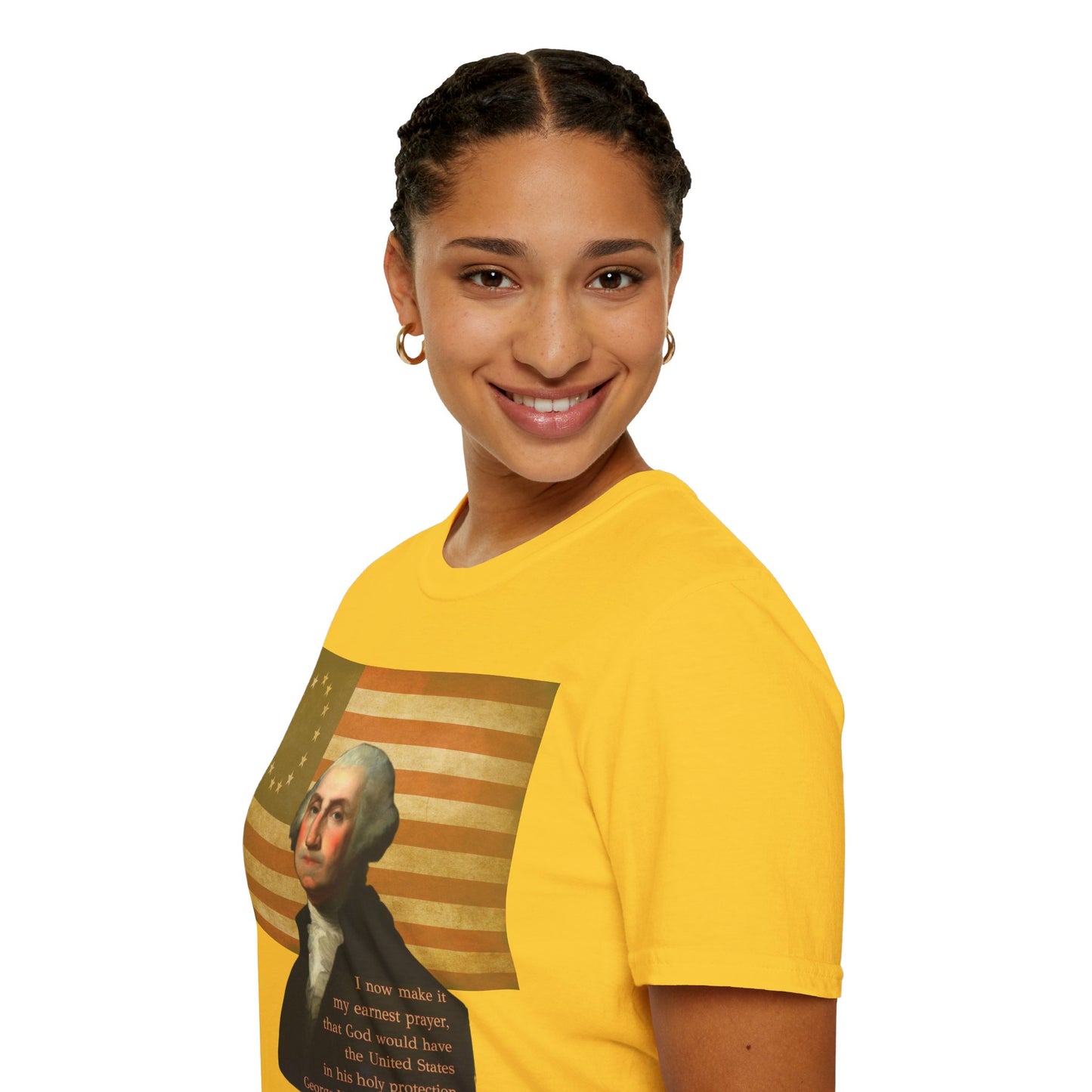 Washington's Earnest Prayer Light colors Unisex T-Shirt by theGreenDragonTavern.shop
