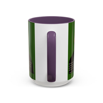 We hold these truths to be self-evident Dark Green Accent Mug by theGreenDragonTavern.shop