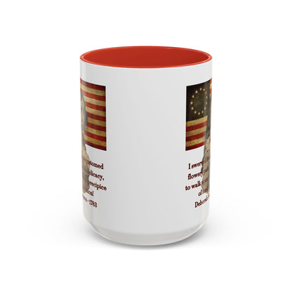 Deborah Sampson, America's Mulan White Accent Mug by theGreenDragonTavern.shop