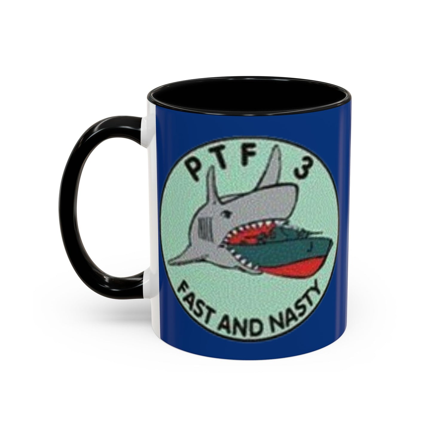 DNASM PTF-3 Blue Accent Mug by theGreenDragonTavern.shop