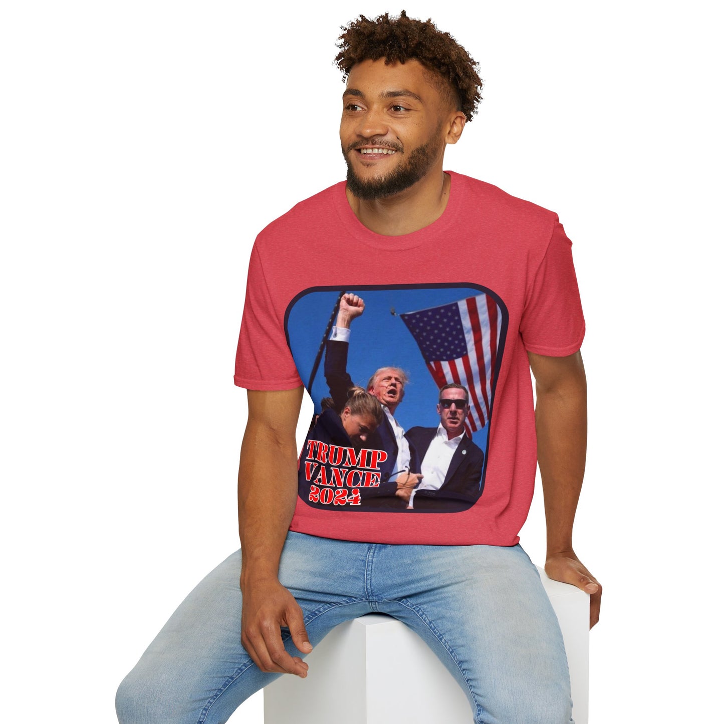 Trump and Vance 2024 Light colors Unisex T-Shirt by theGreenDragonTavern.shop