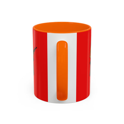Hula Girl Packin' Heat Red Accent Mug by theGreenDragonTavern.shop