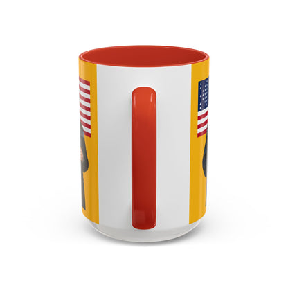 "Traitors and Patriots" Ulysses Grant Yellow Accent Mug by theGreenDragonTavern.shop