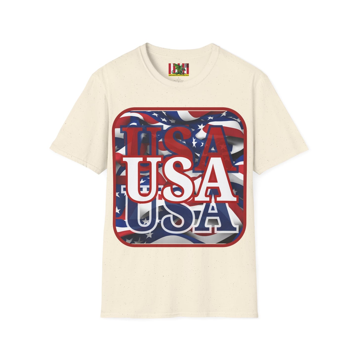 Red WHITE and Blue USA Patriot LTcolors Unisex T-Shirt by theGreenDragonTavern.shop