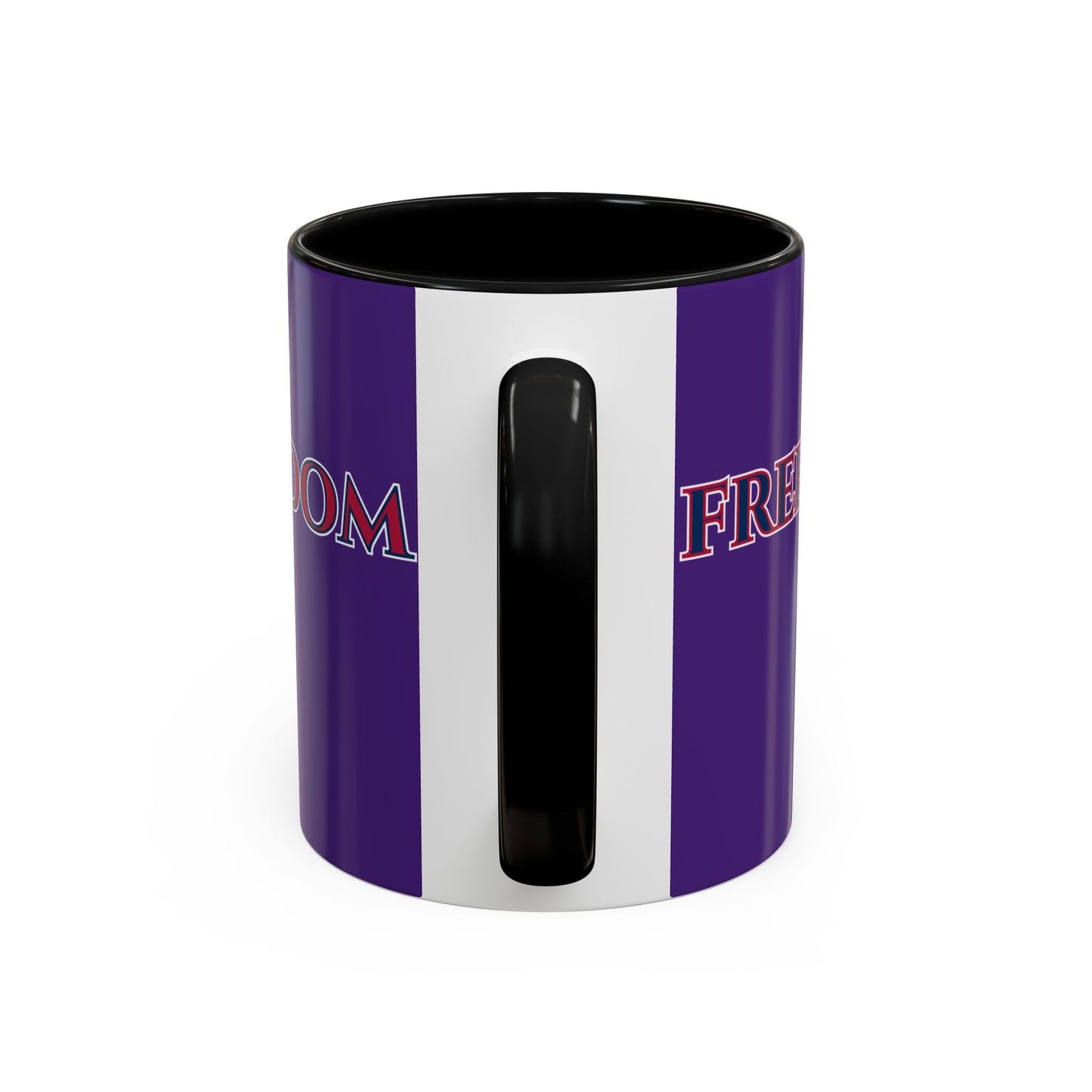 Freedom, Dark Purple Accent Mug by theGreenDragonTavern.shop