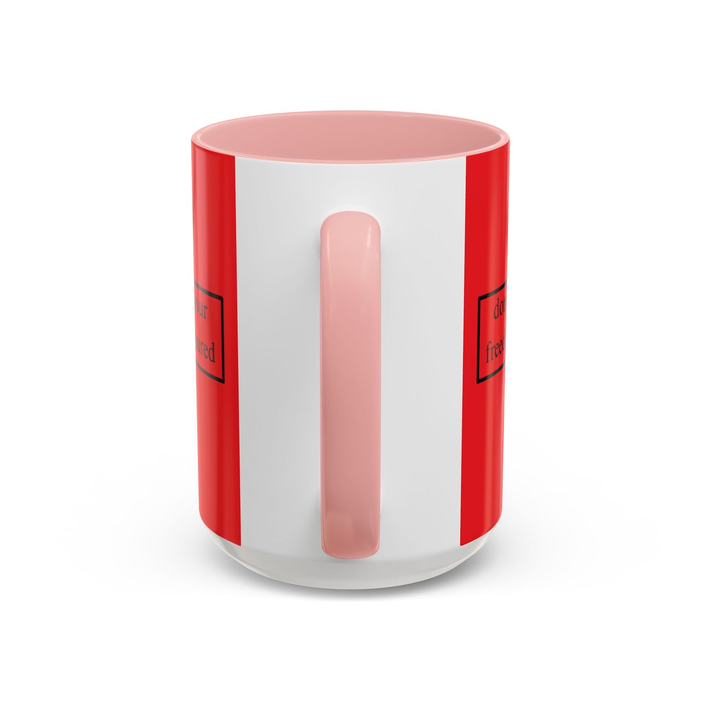 don't assume your freedoms are assured Black font Red Accent Mug by theGreenDragonTavern.shop