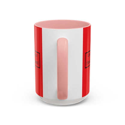 don't assume your freedoms are assured Black font Red Accent Mug by theGreenDragonTavern.shop