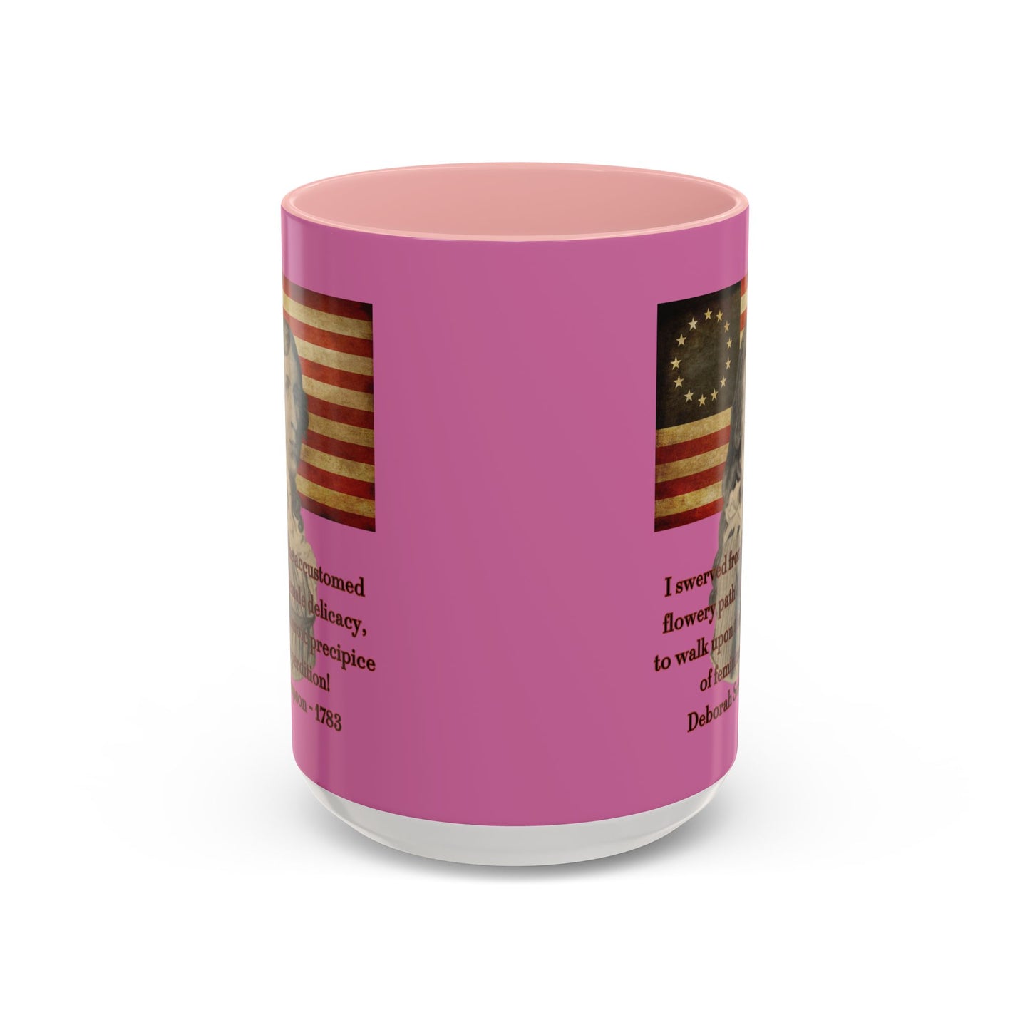 Deborah Sampson, America's Mulan Pink Accent Mug by theGreenDragonTavern.shop