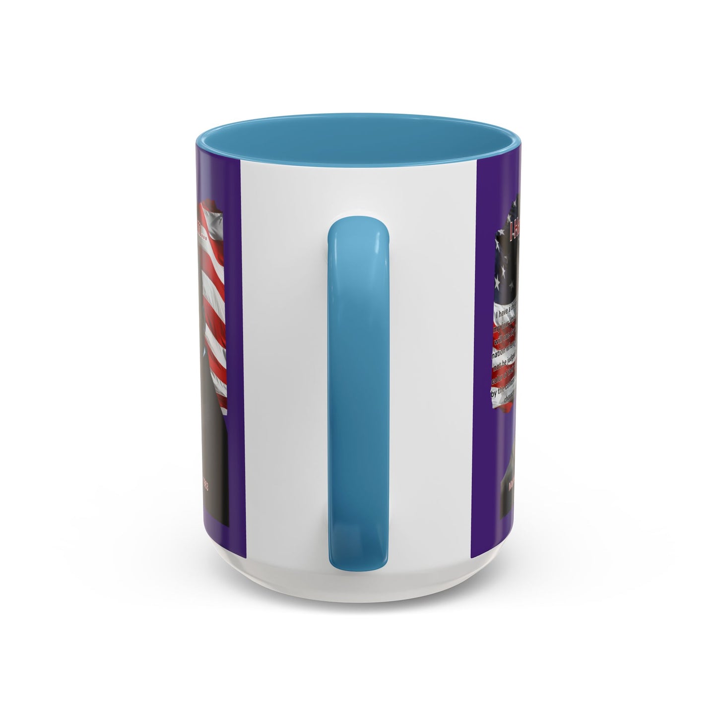 "I Have a Dream" MLKJr Purple Accent Mug by theGreenDragonTavern.shop