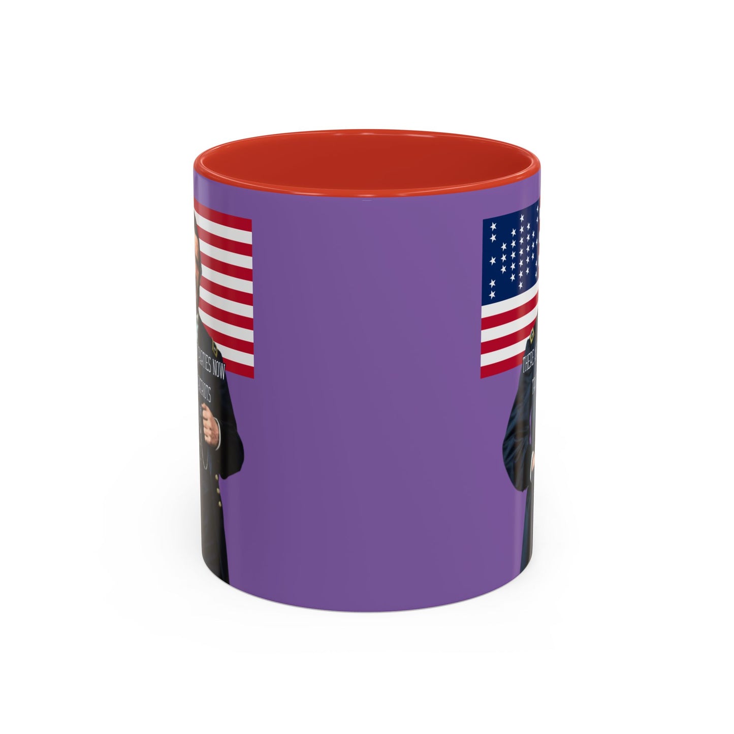 "Traitors and Patriots" Ulysses Grant Light Purple Accent Mug by theGreenDragonTavern.shop