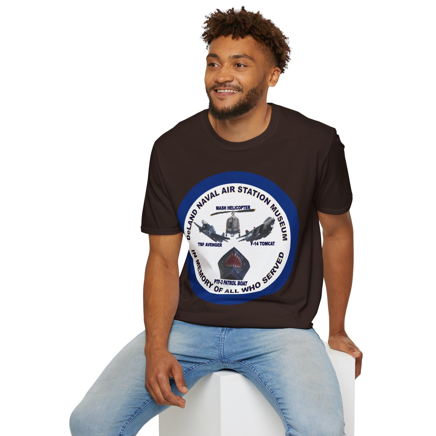 DNASM Student Art Navy Frame Darker colors Unisex T-Shirt by theGreenDragonTavern.shop