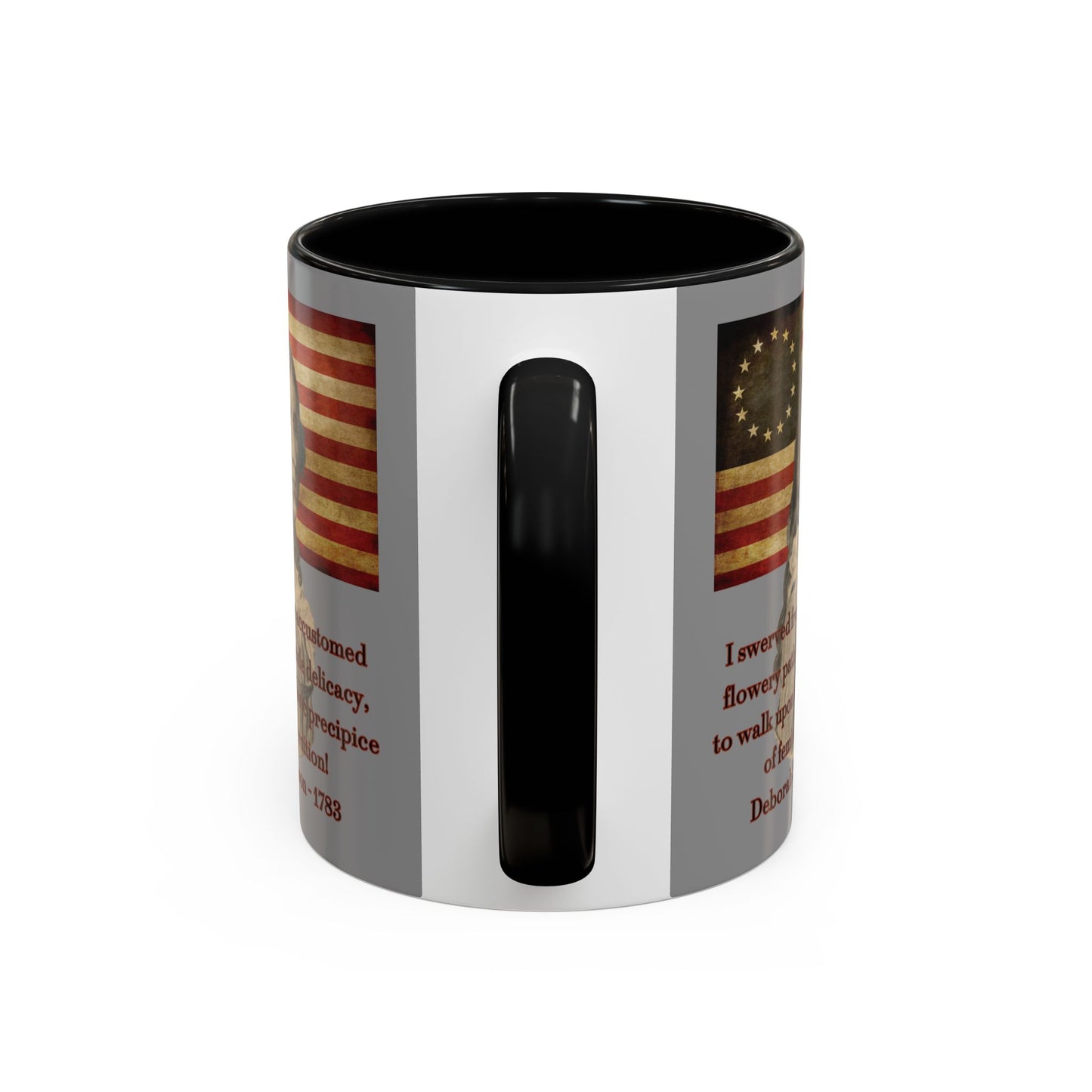 Deborah Sampson, America's Mulan Grey Accent Mug by theGreenDragonTavern.shop