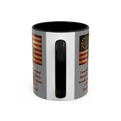 Deborah Sampson, America's Mulan Grey Accent Mug by theGreenDragonTavern.shop