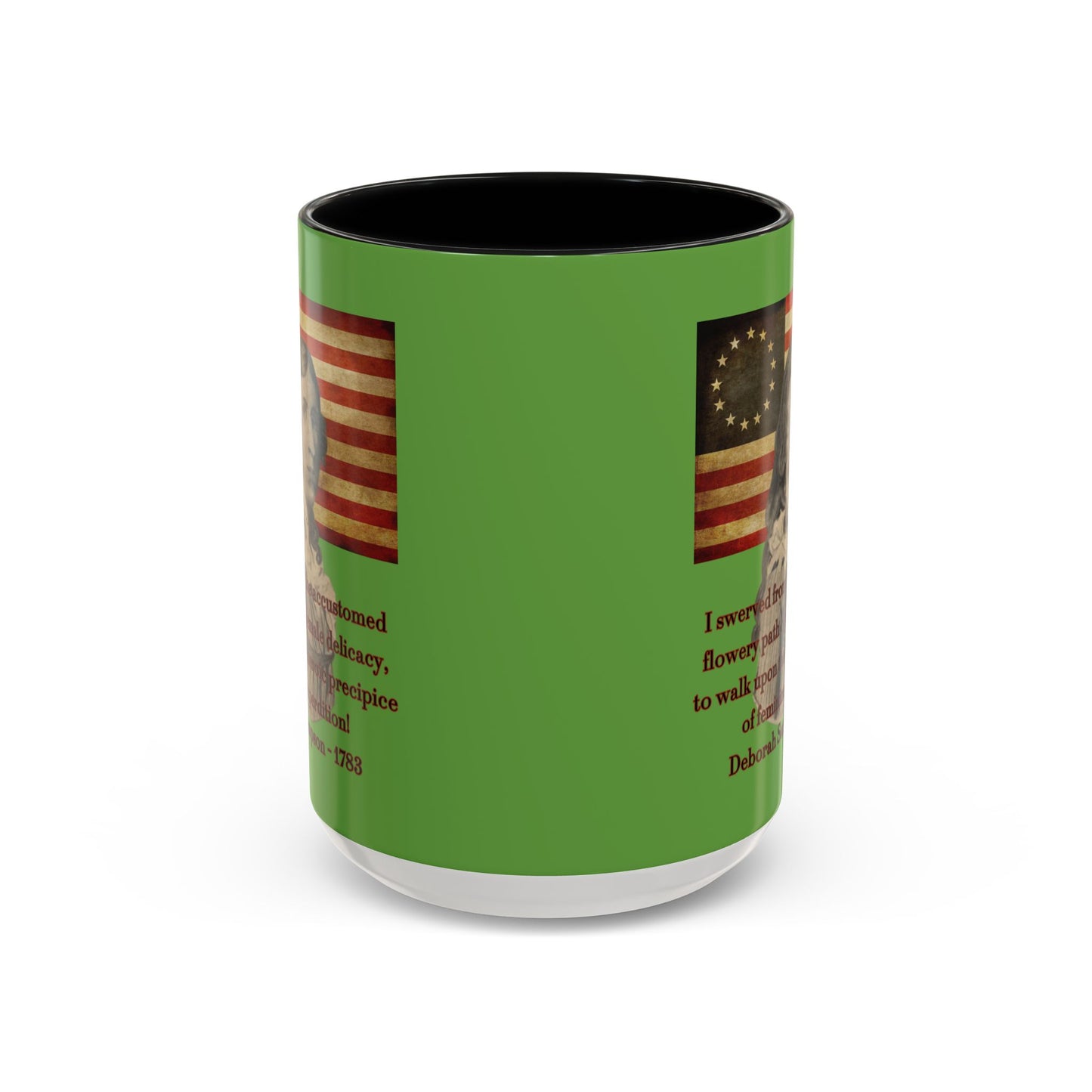 Deborah Sampson, America's Mulan Green Accent Mug by theGreenDragonTavern.shop