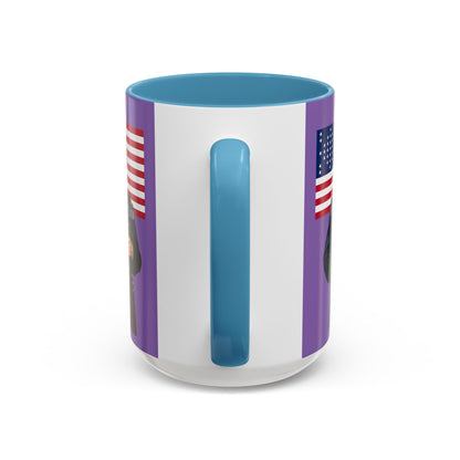 "Traitors and Patriots" Ulysses Grant Light Purple Accent Mug by theGreenDragonTavern.shop