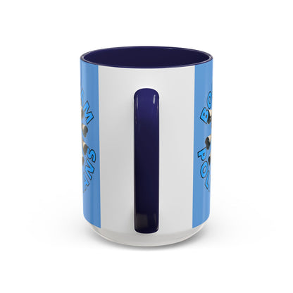 Bodycam the Politicians Cameras Blue Accent Mug by theGreenDragonTavern.shop
