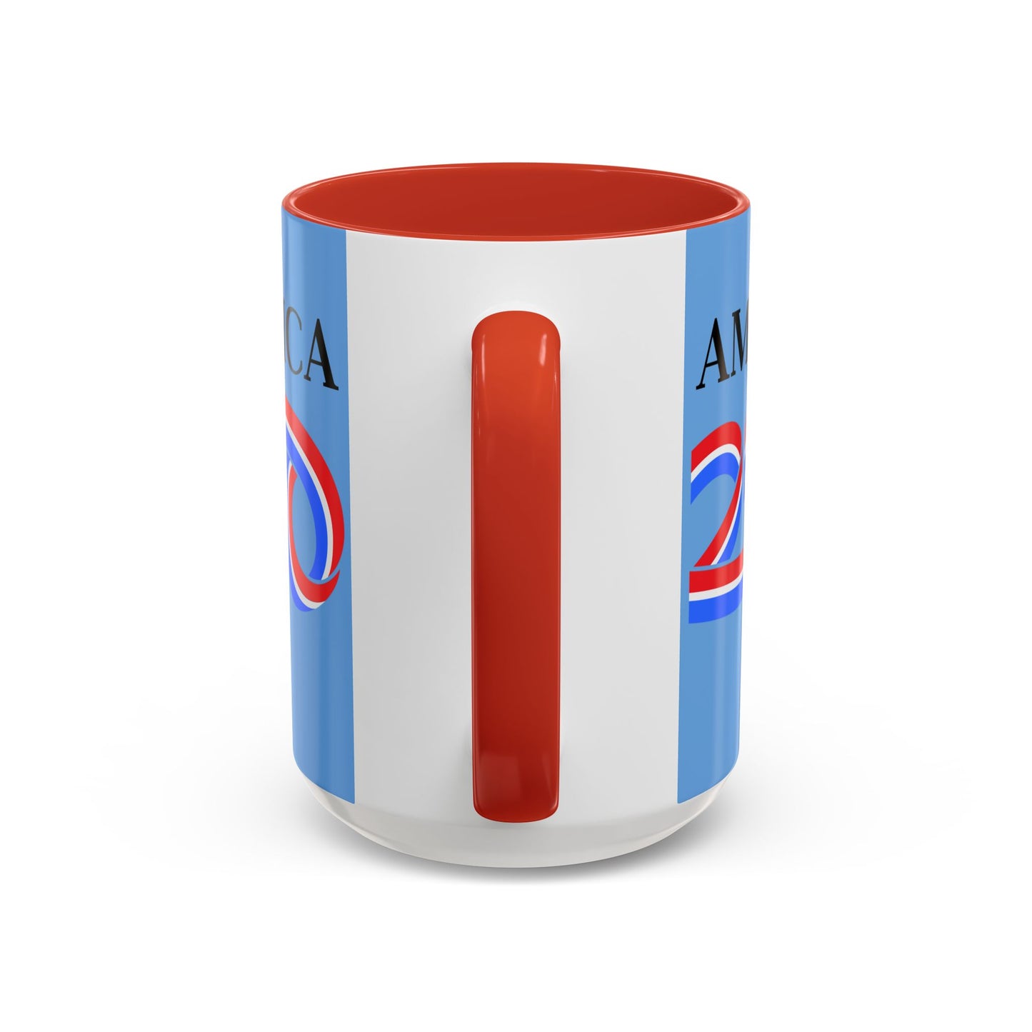 America 250 Light Blue Accent Mug by theGreenDragonTavern.shop