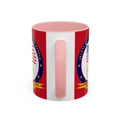 DeLand Naval Air Station Museum Red Accent Mug by theGreenDragonTavern.shop
