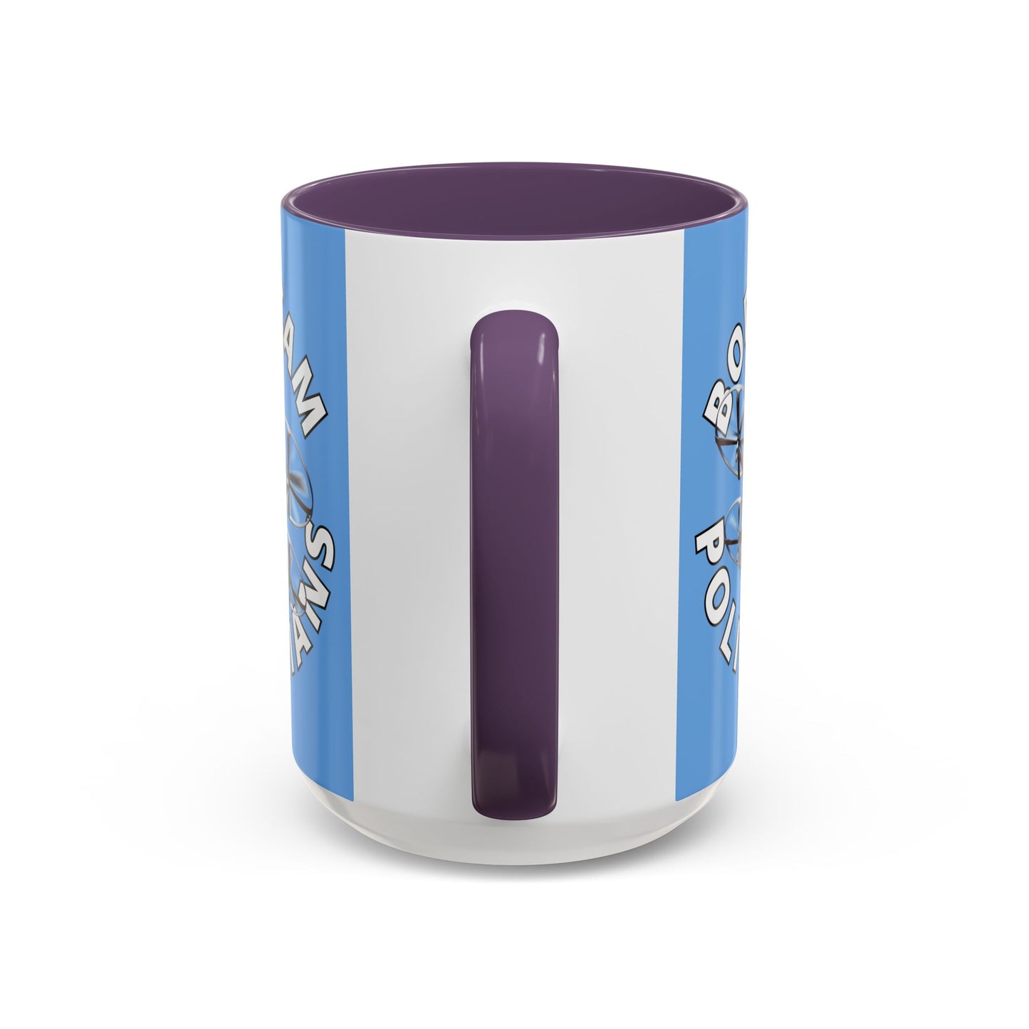 Bodycam the Politicians Drone Light Blue Accent Mug by theGreenDragonTavern.shop