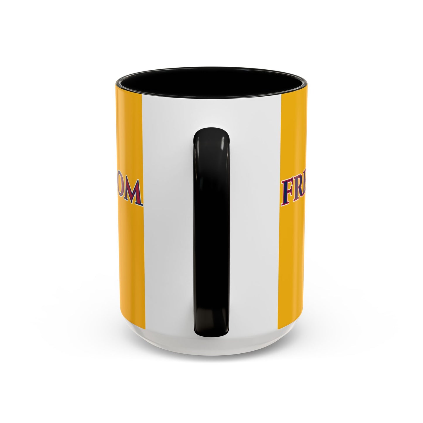 Freedom, Yellow Accent Mug by theGreenDragonTavern.shop