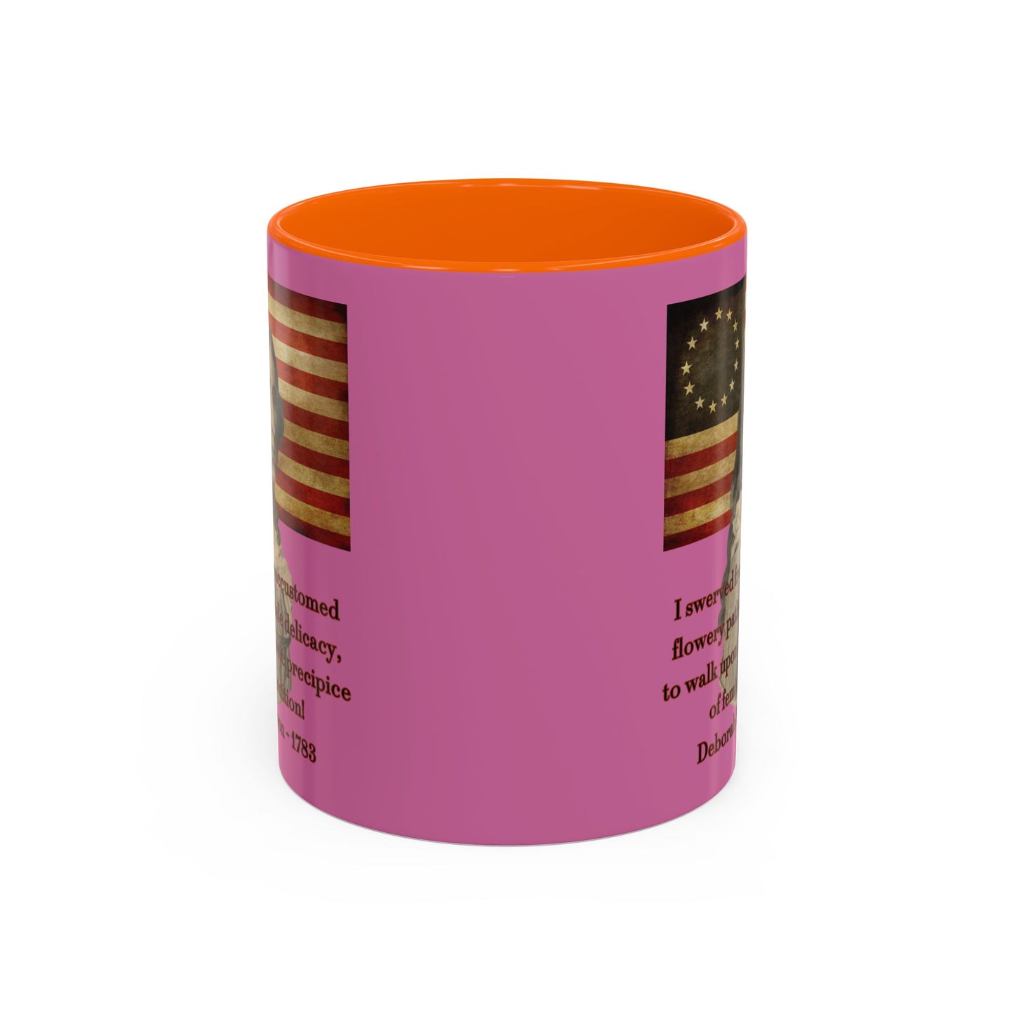 Deborah Sampson, America's Mulan Pink Accent Mug by theGreenDragonTavern.shop