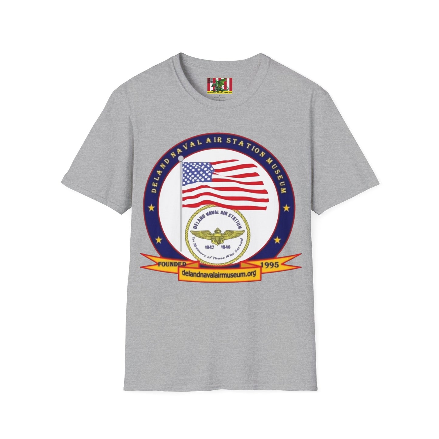 DeLand Naval Air Station Museum Lighter Colors Unisex T-Shirt by theGreenDragonTavern.shop
