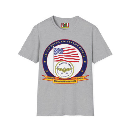 DeLand Naval Air Station Museum Lighter Colors Unisex T-Shirt by theGreenDragonTavern.shop