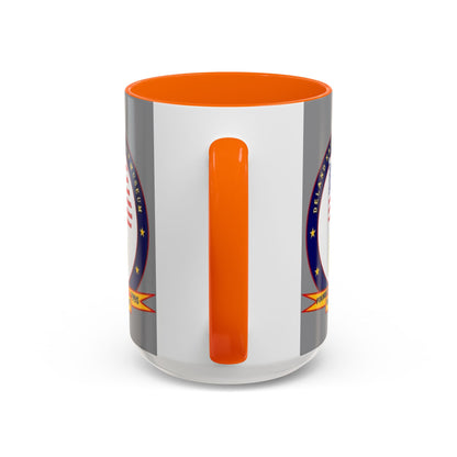 DeLand Naval Air Station Museum Grey Accent Mug by theGreenDragonTavern.shop