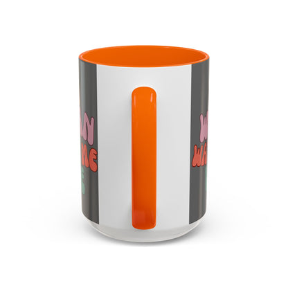 I Am Woman Watch Me Vote Grey Accent Mug by theGreenDragonTavern.shop