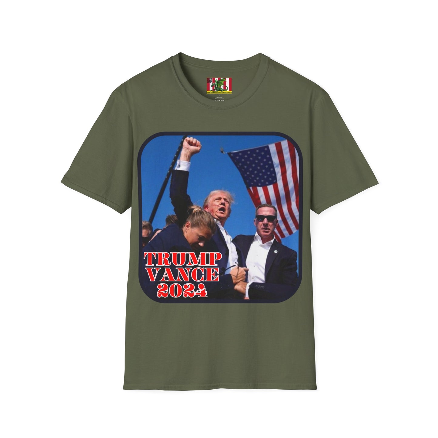 Trump and Vance 2024 Dark colors Unisex T-Shirt by theGreenDragonTavern.shop