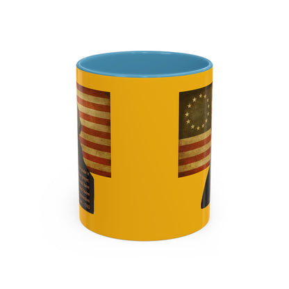Washington's Earnest Prayer Yellow Accent Mug by theGreenDragonTavern.shop