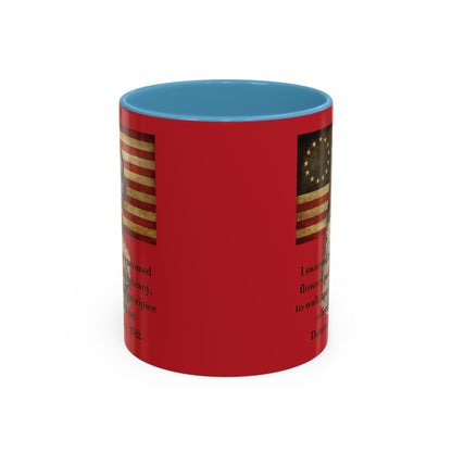 Deborah Sampson, America's Mulan Red Accent Mug by theGreenDragonTavern.shop