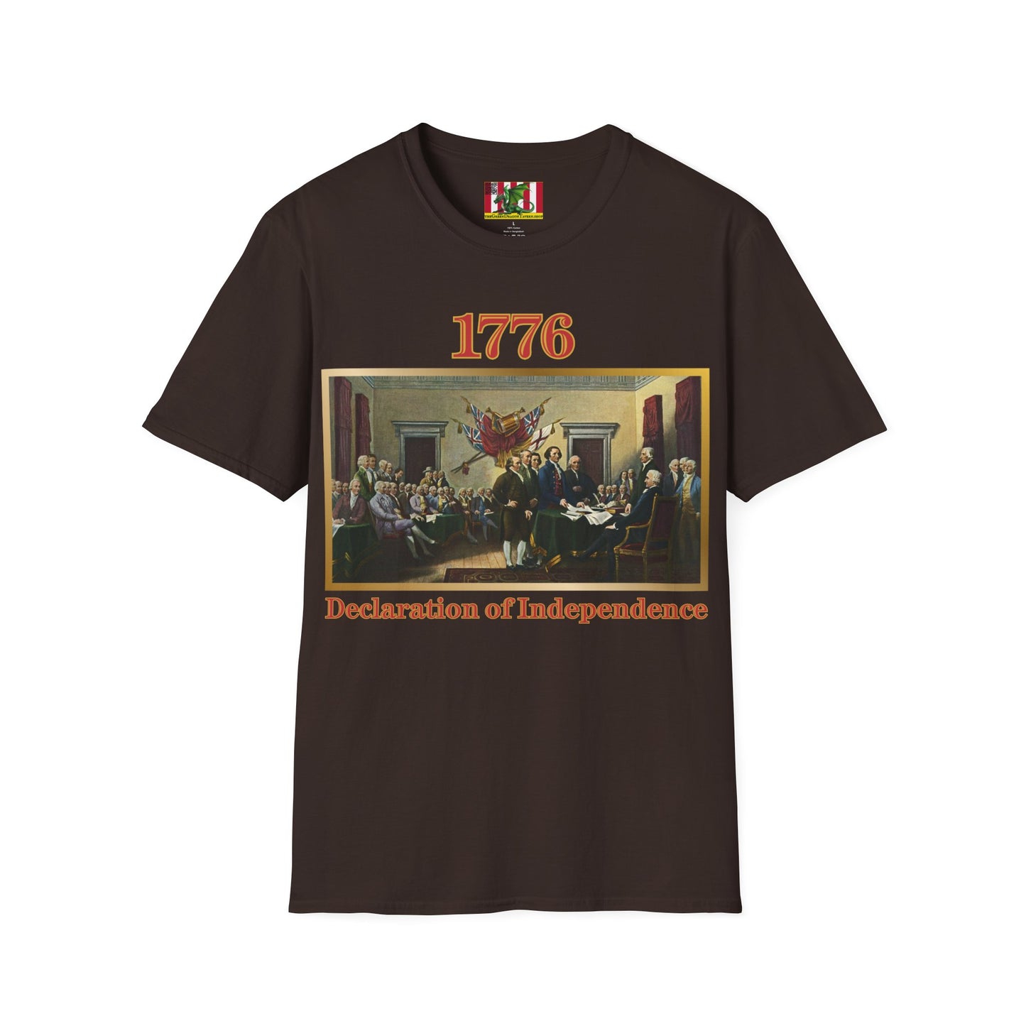Declaration of Independence Dark colors Unisex T-Shirt by theGreenDragonTavern.shop