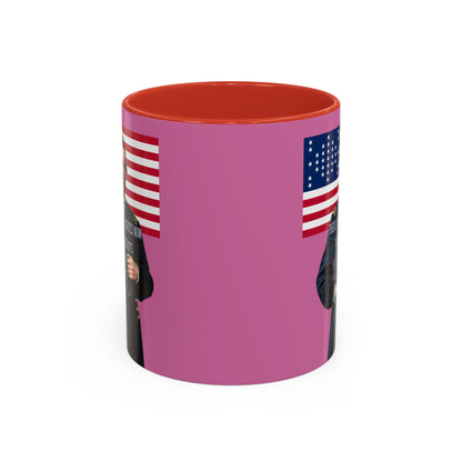 "Traitors and Patriots" Ulysses Grant Pink Accent Mug by theGreenDragonTavern.shop