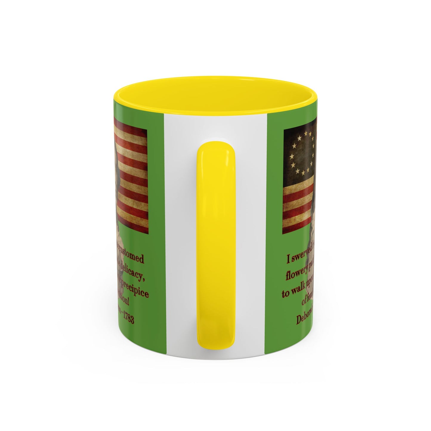 Deborah Sampson, America's Mulan Green Accent Mug by theGreenDragonTavern.shop