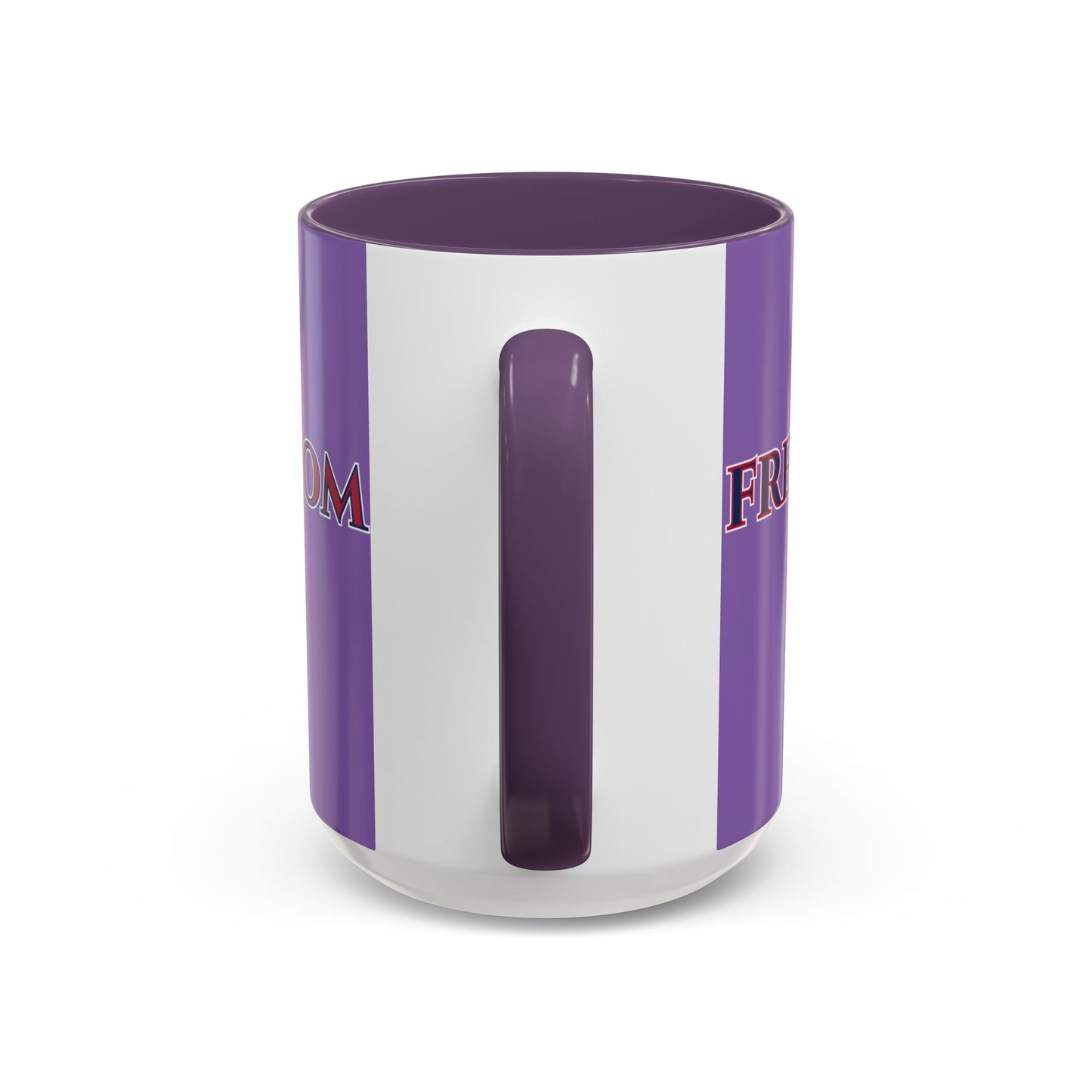 Freedom, Light Purple Accent Mug by theGreenDragonTavern.shop