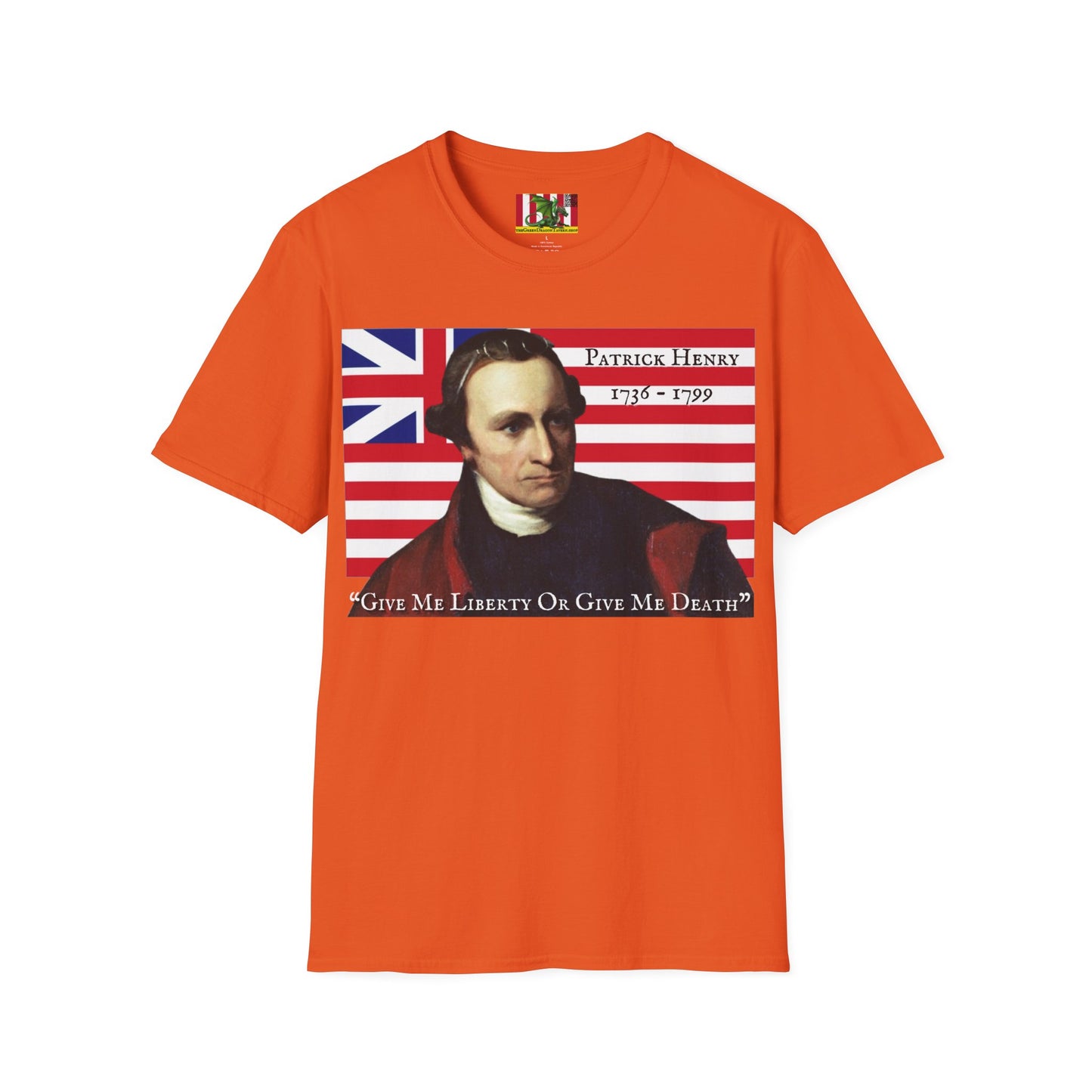 Patrick Henry LTcolors Unisex T-Shirt by theGreenDragonTavern.shop