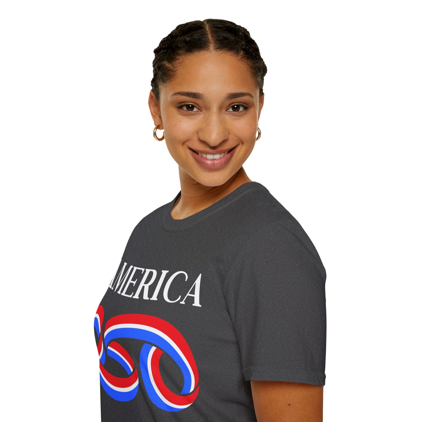 America 250 White font, Dark colors, Unisex T-Shirt by theGreenDragonTavern.shop