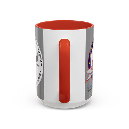 DNASM 2-sided, Founding & Student Art w/WhiteBG Grey Accent Mug by theGreenDragonTavern.shop