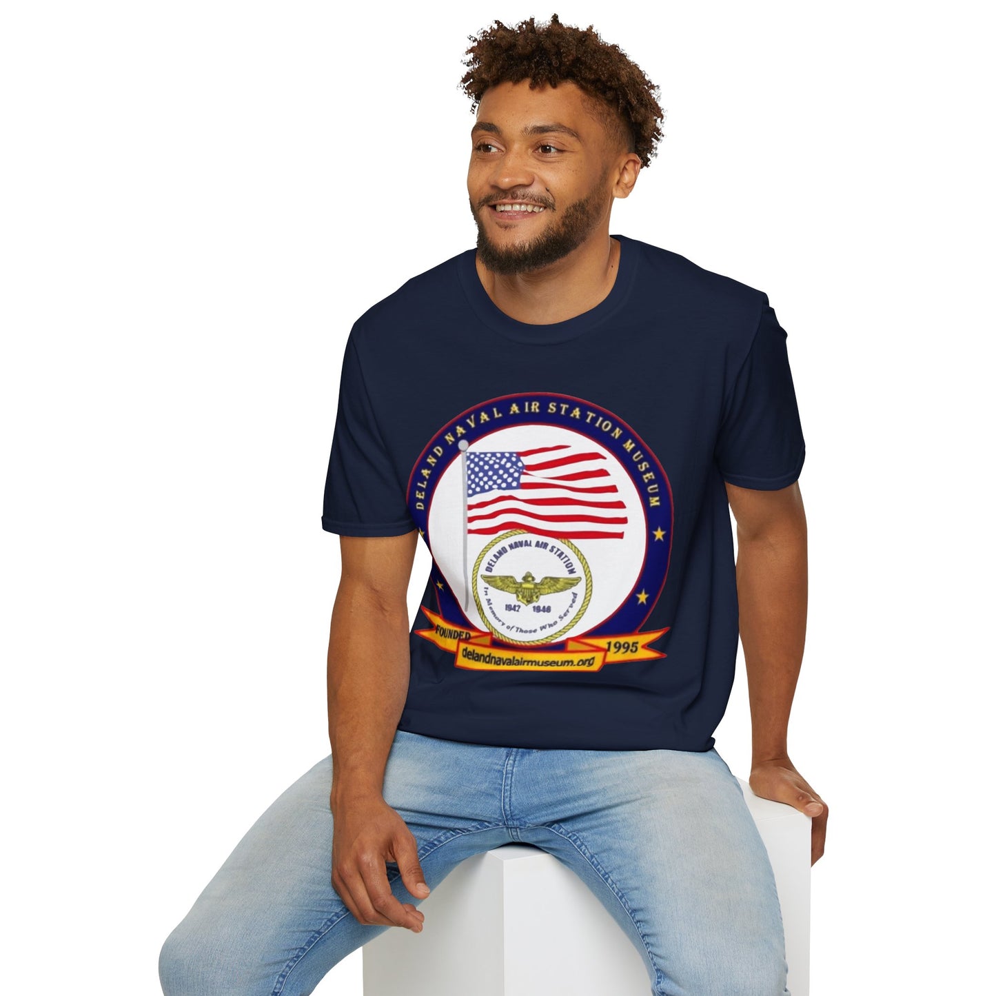 DeLand Naval Air Station Museum Darker Colors Unisex T-Shirt by theGreenDragonTavern.shop