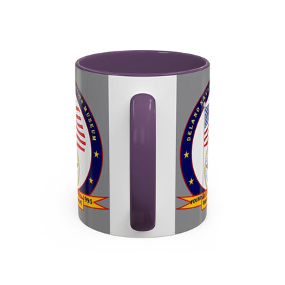 DeLand Naval Air Station Museum Grey Accent Mug by theGreenDragonTavern.shop