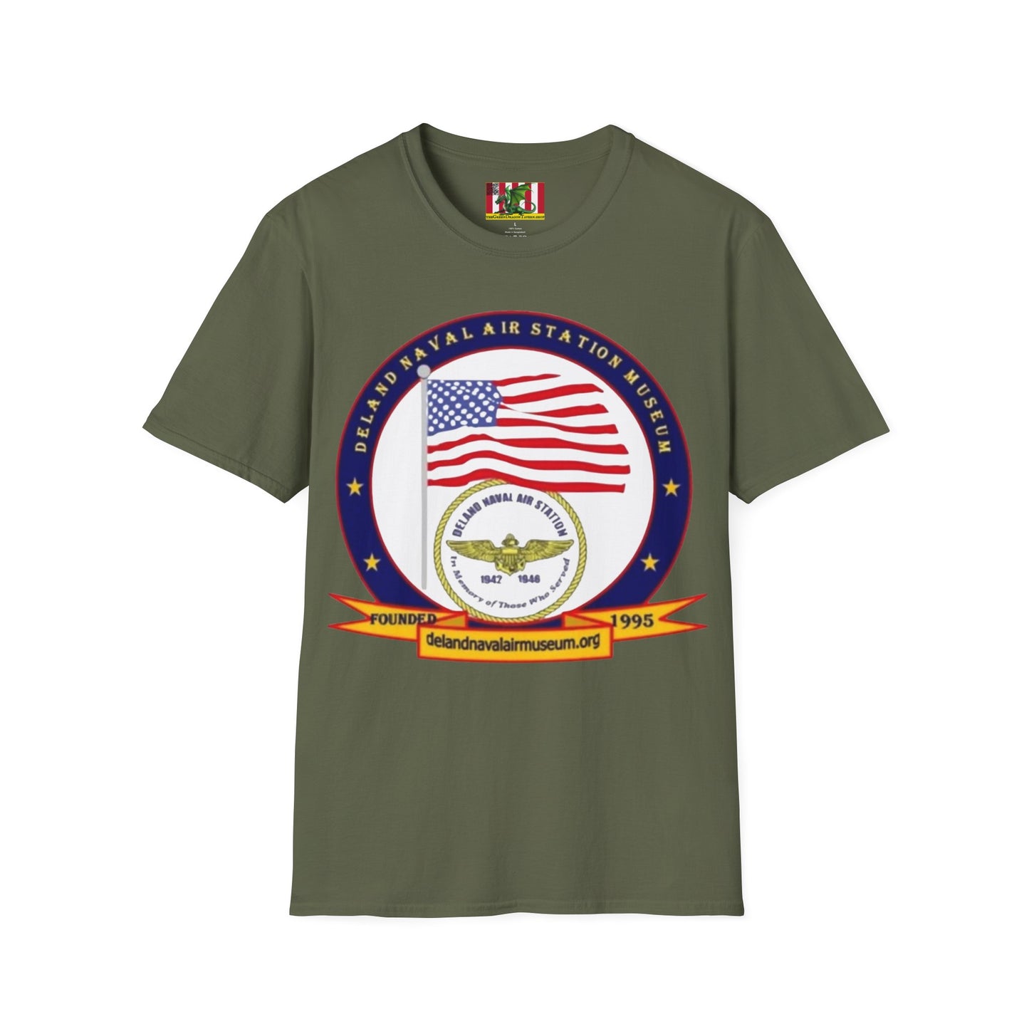 DeLand Naval Air Station Museum Darker Colors Unisex T-Shirt by theGreenDragonTavern.shop