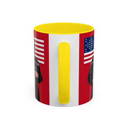 "Traitors and Patriots" Ulysses Grant Red Accent Mug by theGreenDragonTavern.shop