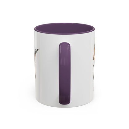 Hula Girl Packin' Heat White Accent Mug by theGreenDragonTavern.shop