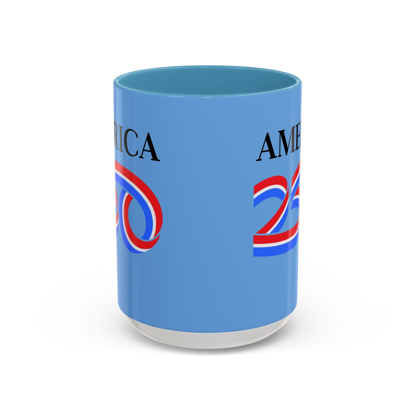 America 250 Light Blue Accent Mug by theGreenDragonTavern.shop