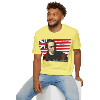 Patrick Henry Light colors Unisex T-Shirt by theGreenDragonTavern.shop