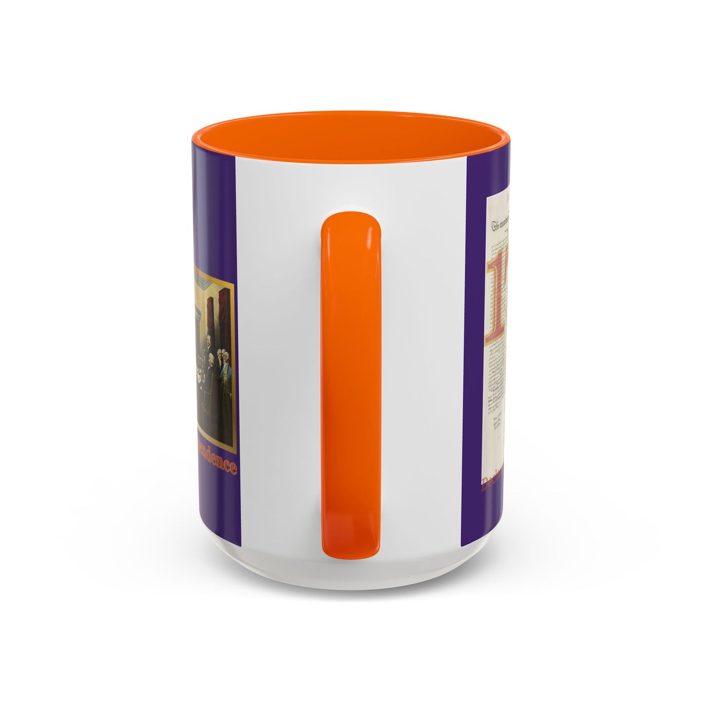Declaration of Independence Dark Purple Accent Mug by theGreenDragonTavern.shop