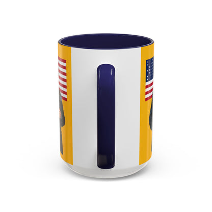 "Traitors and Patriots" Ulysses Grant Yellow Accent Mug by theGreenDragonTavern.shop