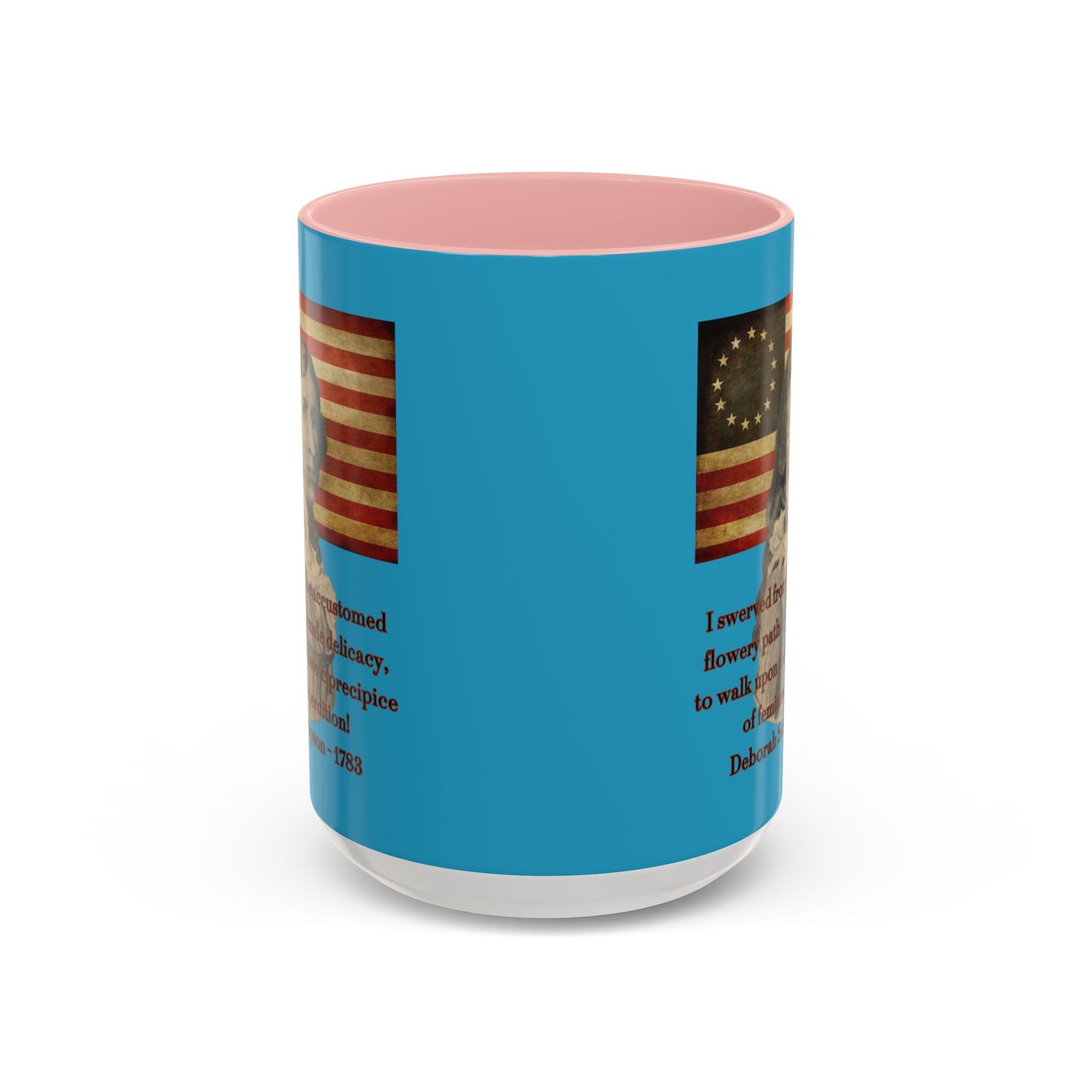 Deborah Sampson, America's Mulan Turquoise Accent Mug by theGreenDragonTavern.shop